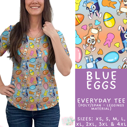 Batch #477 - Magical Character Easter - Closes 1/12 ETA - Early March - Blue Eggs Everyday Tee