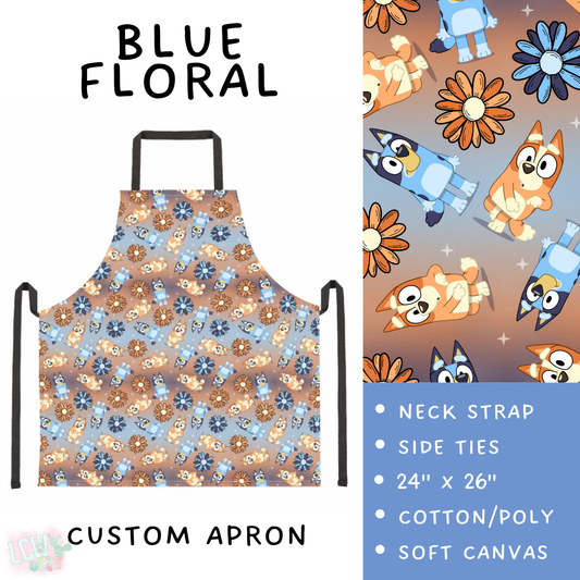 Batch #476 - Bake Off - Closes 1/16 - ETA early/mid March - Blue Floral Apron