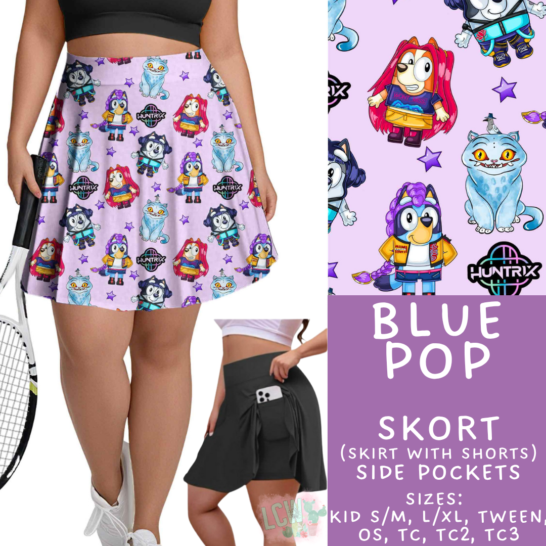 Batch #538 - Fun Run 23 - Closes 6/3 - ETA early August - Blue Pop Skort