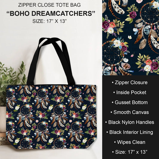 B232 - Preorder Boho Dreamcatchers Tote Bag (Closes 6/04. ETA: late July)