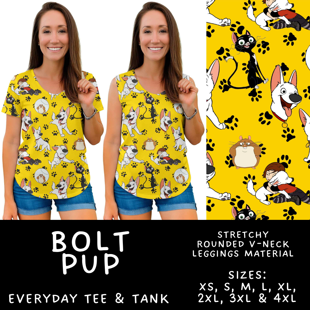 Batch #594 - Magical Faves 25 - Closes 10/5 - ETA early Dec - Bolt Pup Everyday Tank & Tee