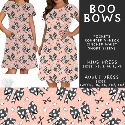 Batch #562 - Fun Run 25 - Closes 7/29 - ETA late Sept - Boo Bows Adult & Kids Dresses