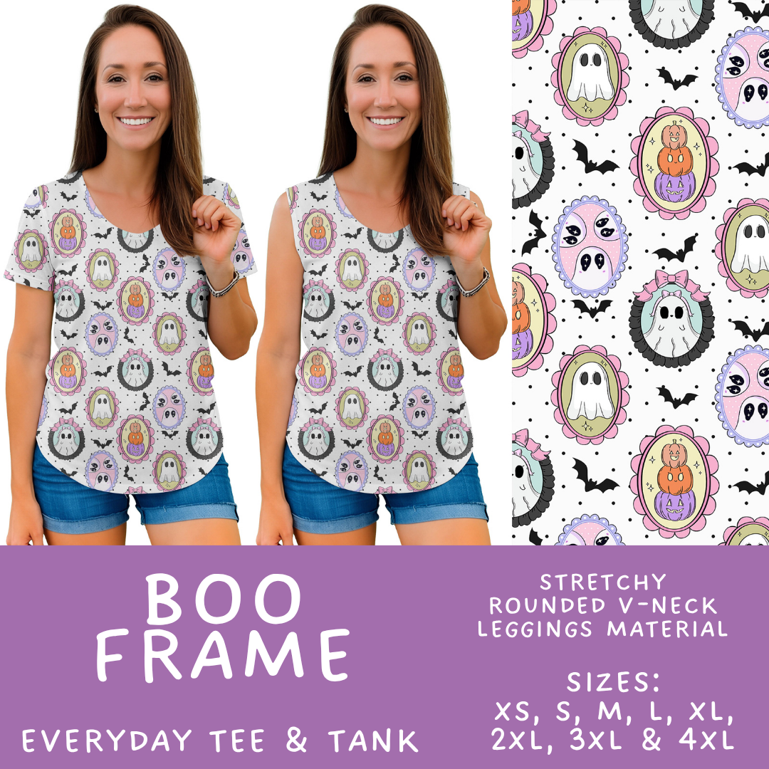 Batch #568 - Halloween Spooky Sets 3 - Closes 8/12 - ETA early October - Boo Frame Everyday Tank & Tee