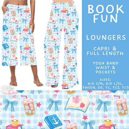 Batch #562 - Fun Run 25 - Closes 7/29 - ETA late Sept - Book Fun Capri and Full Length Loungers