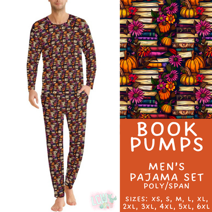 Batch #580 - Fall Family Pajamas 2 - Closes 9/4 - ETA early Nov - Book Pumps Men's Pajama Set