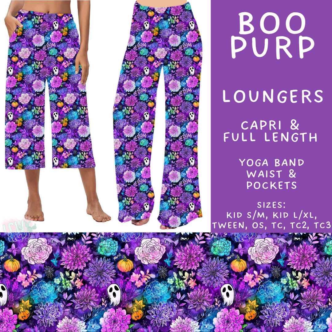Batch #562 - Fun Run 25 - Closes 7/29 - ETA late Sept - Boo Purp Capri and Full Length Loungers