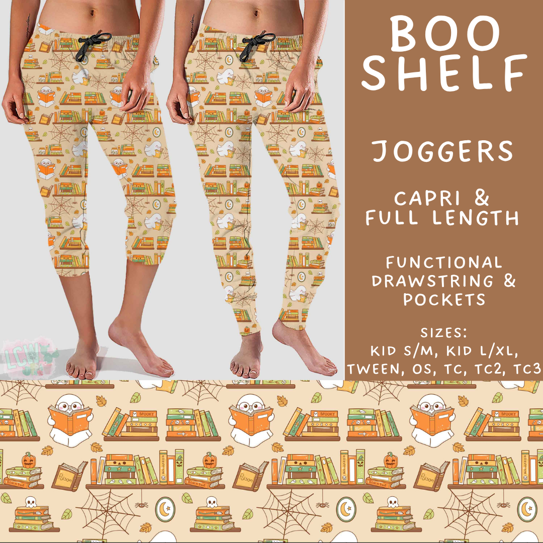 Batch #556 - Halloween 3 - Closes 7/15 - ETA mid Sept - Boo Shelf Full and Capri Length Joggers