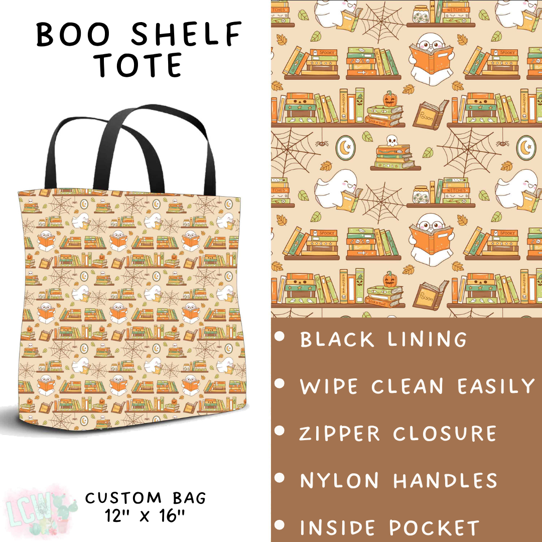 Batch #556 - Halloween 3 - Closes 7/15 - ETA mid Sept - Boo Shelf Tote