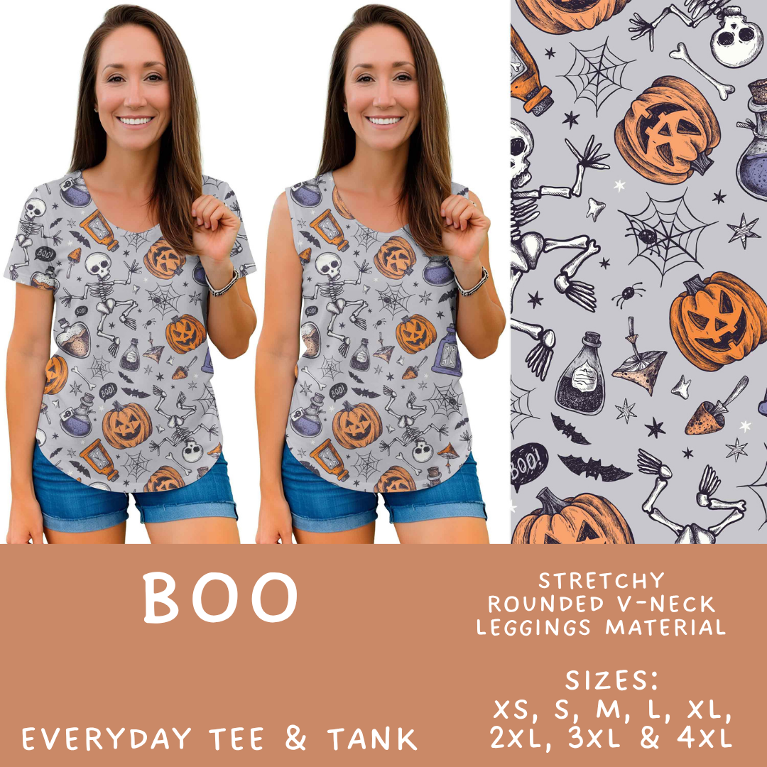Batch #566 - Halloween 5 - Closes 8/7 - ETA early October - Boo Everyday Tank & Tee