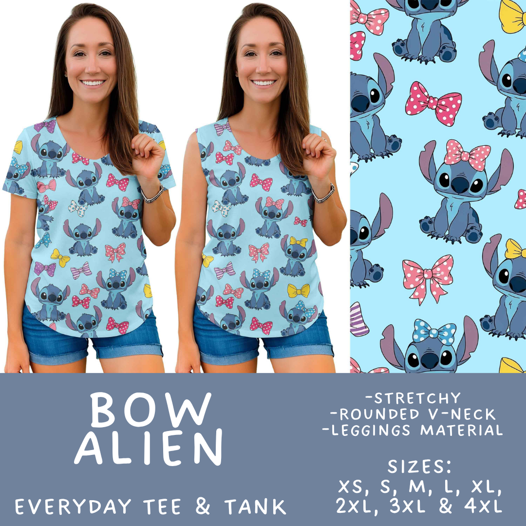 Batch #561 - June Request Run - Closes 7/27 - ETA late Sept - Bow Alien Everyday Tank & Tee