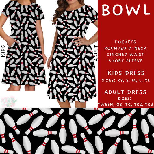 Batch #277 - December Request Run - Closes 1/27 - ETA late March - Bowl Adult & Kids Dresses