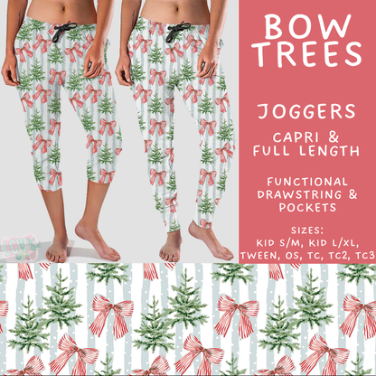 Batch #565 - Christmas in July 2 - Closes 8/5 - ETA early October - Bow Trees Full and Capri Length Joggers