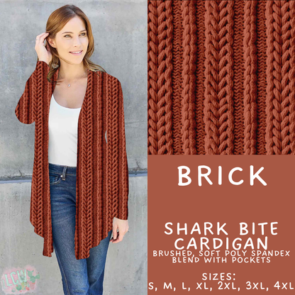 Batch #596 - Sweater Weather - Closes 10/9 - ETA early Dec - Brick Cardigan