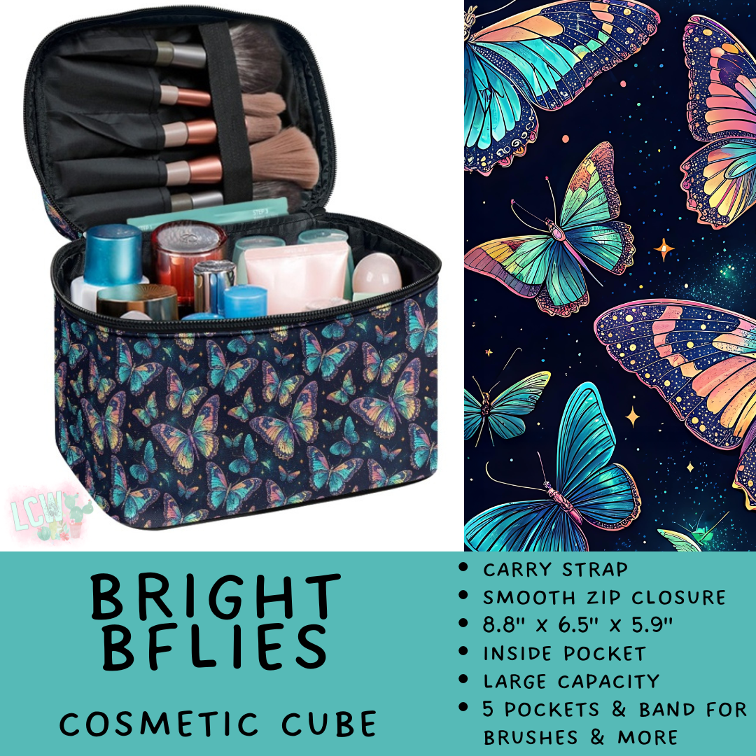Batch #559 - Cosmetic Cube Collection - Closes 7/22- ETA late Sept - Bright BFlies Cosmetic Cube
