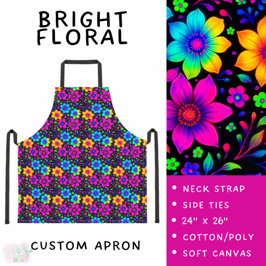 Batch #476 - Bake Off - Closes 1/16 - ETA early/mid March - Bright Floral Apron