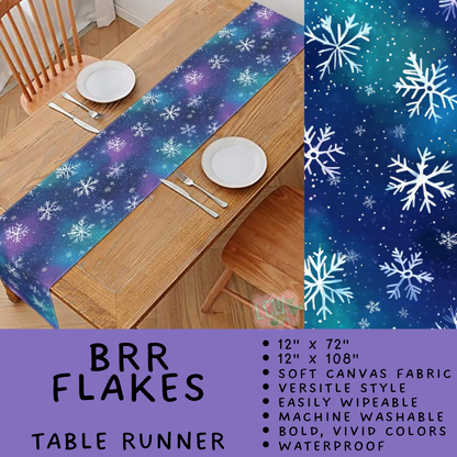 Batch #602 - Table Runners & Placemats - Closes 10/23 - ETA mid Dec - Brr Flakes Table Runner