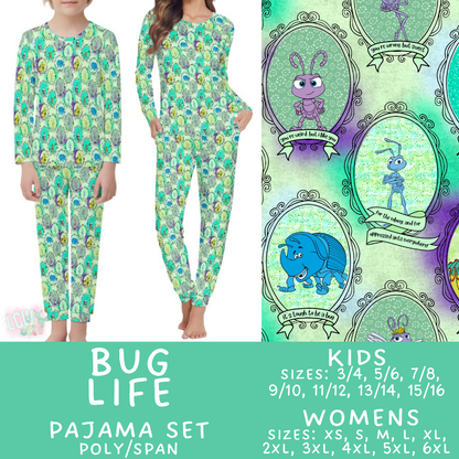 Batch #587 - Family Pajamas 2 - Closes 9/18 - ETA mid Nov - Bug Life Women's & Kid's Pajama Sets