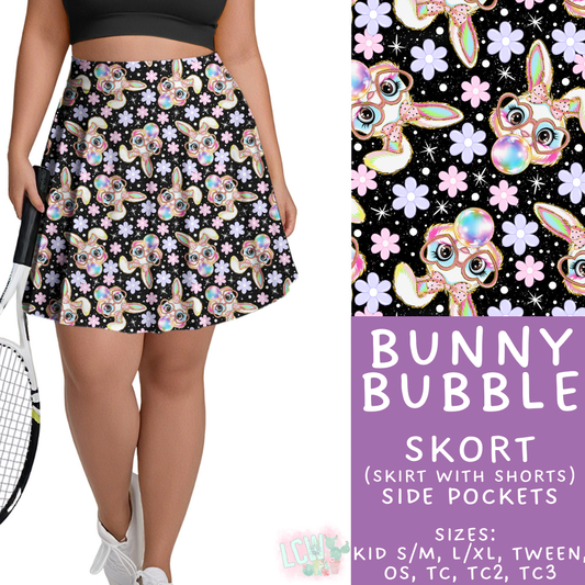 Batch #478 - Bunny Trail Collection - Closes 1/12 ETA - Early March - Bunny Bubble Skort
