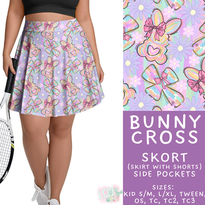 Batch #478 - Bunny Trail Collection - Closes 1/12 ETA - Early March - Bunny Cross Skort
