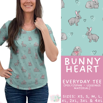 Batch #478 - Bunny Trail Collection - Closes 1/12 ETA - Early March - Bunny Heart Everyday Tee