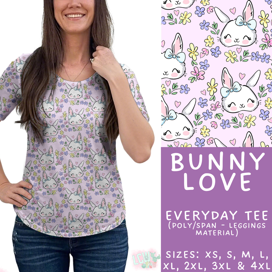 Batch #478 - Bunny Trail Collection - Closes 1/12 ETA - Early March - Bunny Love Everyday Tee