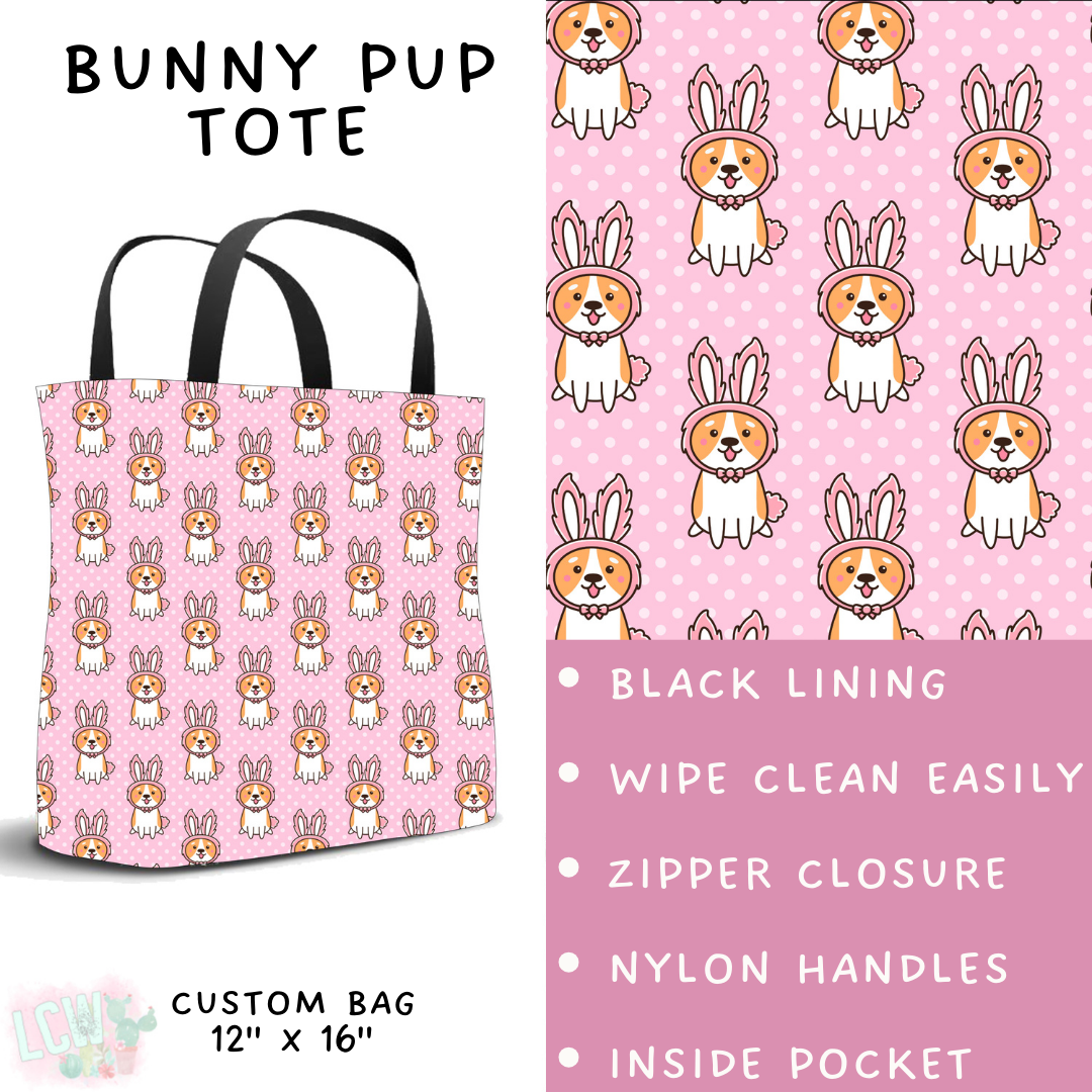 Batch #478 - Bunny Trail Collection - Closes 1/12 ETA - Early March - Bunny Pup Tote