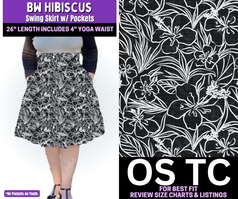 BW Hibiscus Swing Skirt