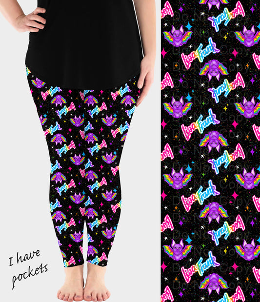 RTS - Batty Vibes Leggings w/ Pockets