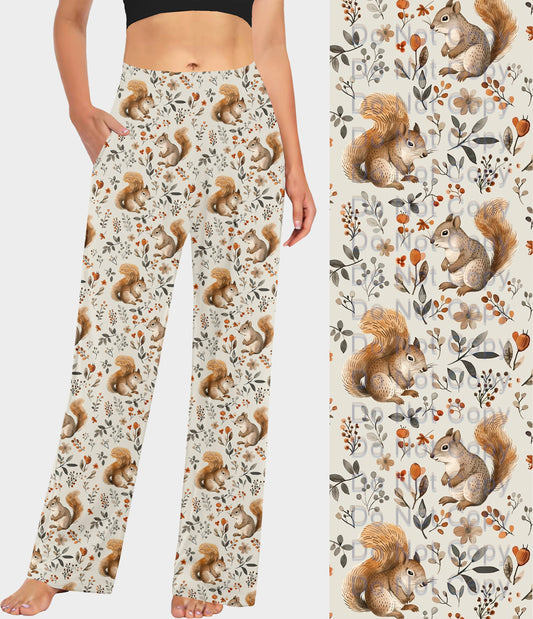 RTS - Beige Squirrel Lounge Pants