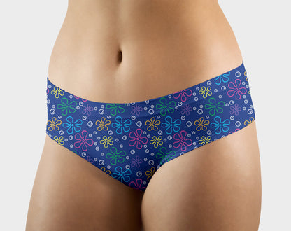 RTS - Bikini Flowers Hipster/High Waist Panties