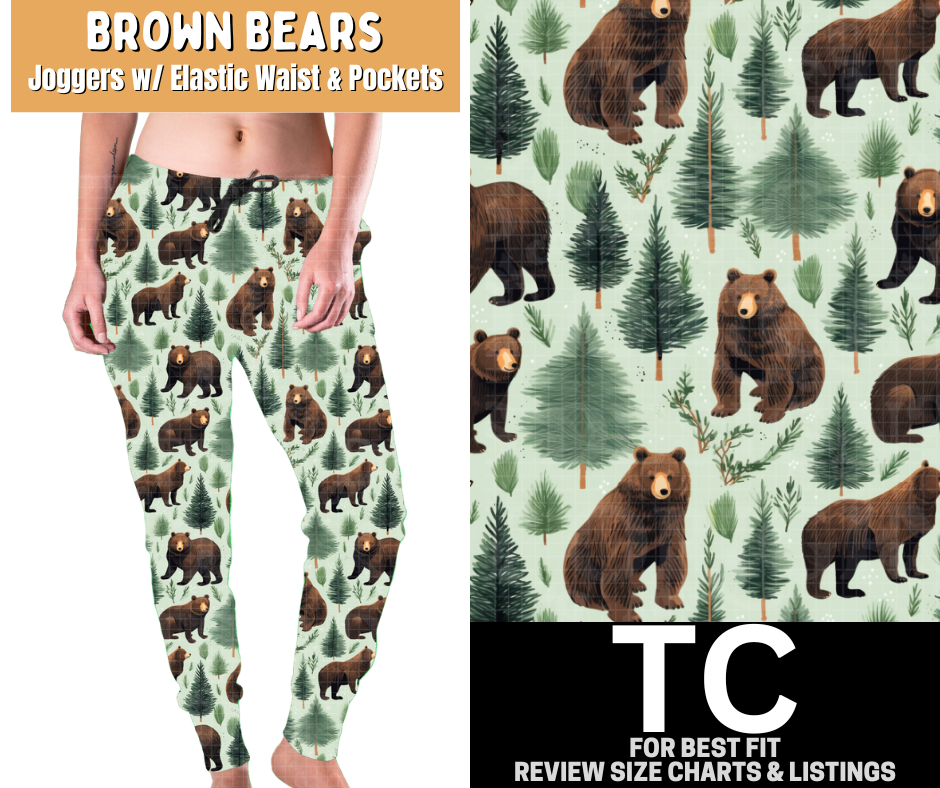 Brown Bears Joggers