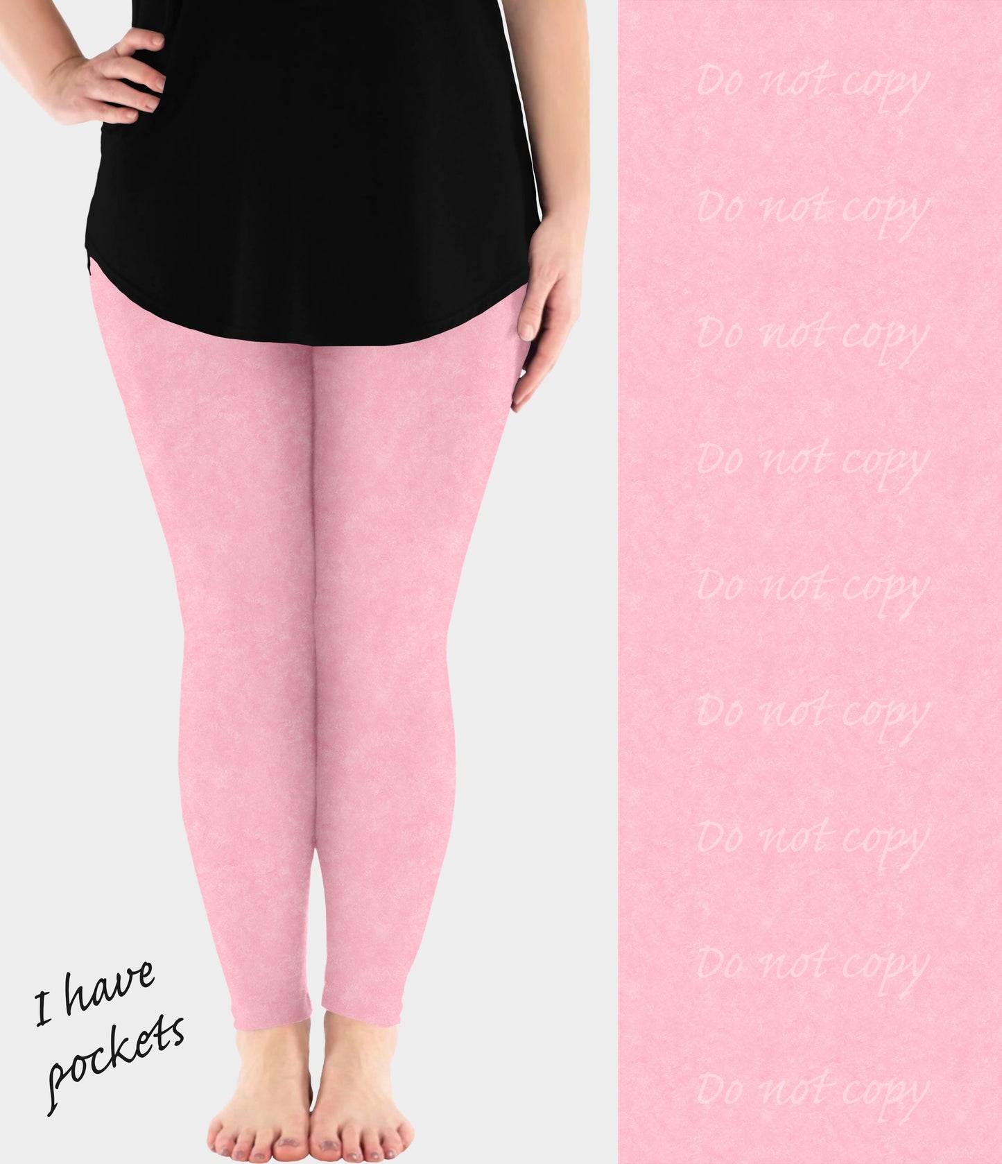 RTS - Bubblegum Pink Leggings w/ Pockets