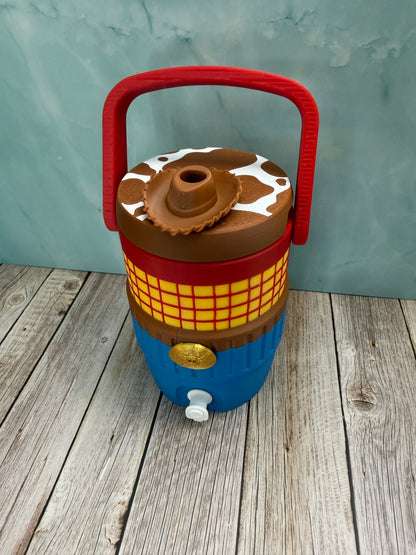 Cowboy Doll Cooler 12 oz Can Holder- 3D print