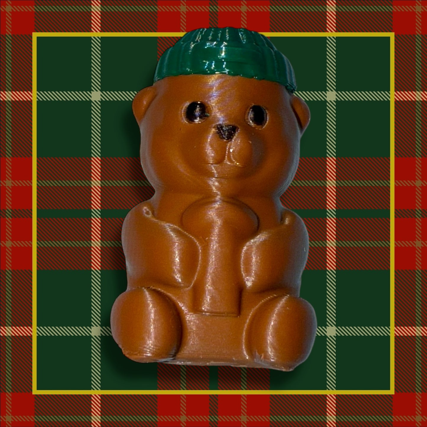 Coffee Bear - Straw Topper- 3D Printed