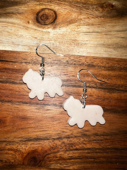 Lion Animal Cracker- Hook Earring