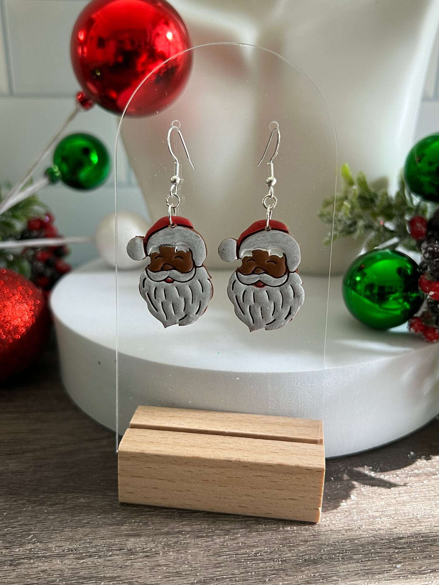 Santa Cutie- B- Merry Collection- Hook Earring