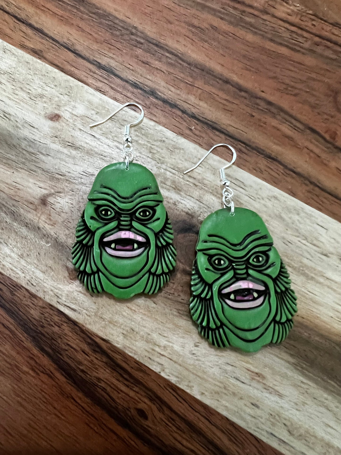 Swamp Thing- Hook Earring