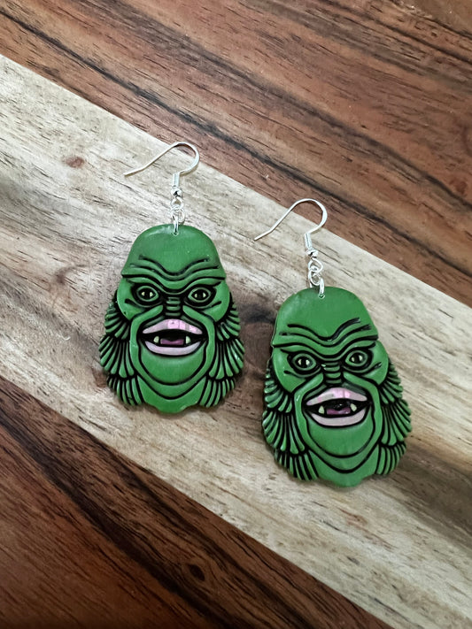 Swamp Thing- Hook Earring