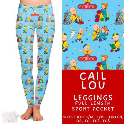 Ready to Ship - Cail Lou Full Length Leggings - Sport Pocket TC