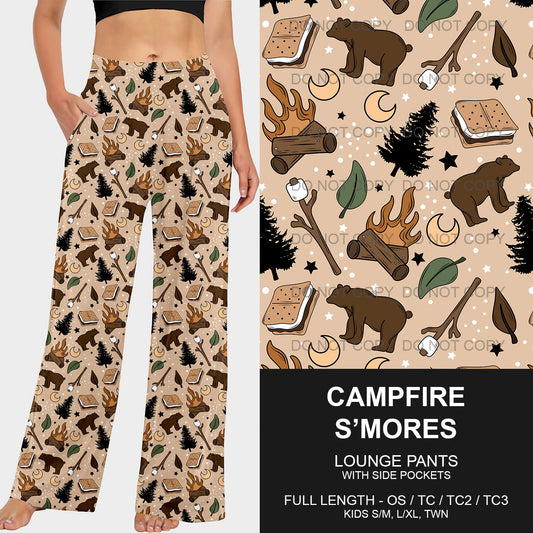 B214 - Preorder Campfire S'mores Lounge Pants (Closes 2/23. ETA mid May)