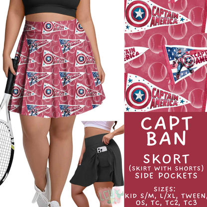Batch #542 - Pennant Banner Collection - Closes 6/12 - ETA mid August - Capt Ban Skort