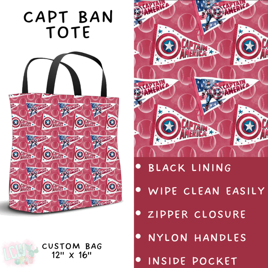 Batch #542 - Pennant Banner Collection - Closes 6/12 - ETA mid August - Capt Ban Tote