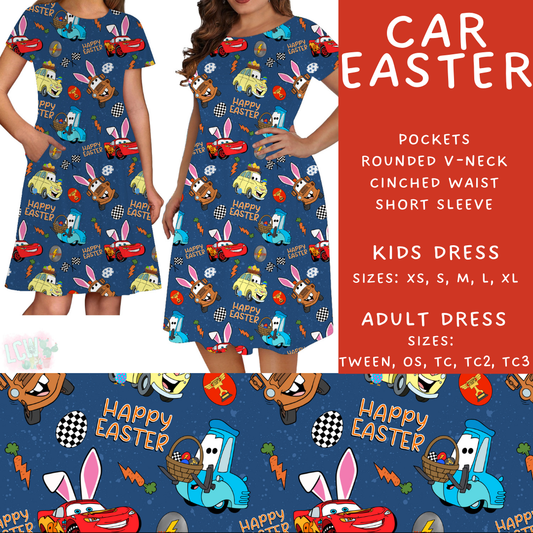 Batch #477 - Magical Character Easter - Closes 1/12 ETA - Early March - Car Easter Adult & Kids Dresses