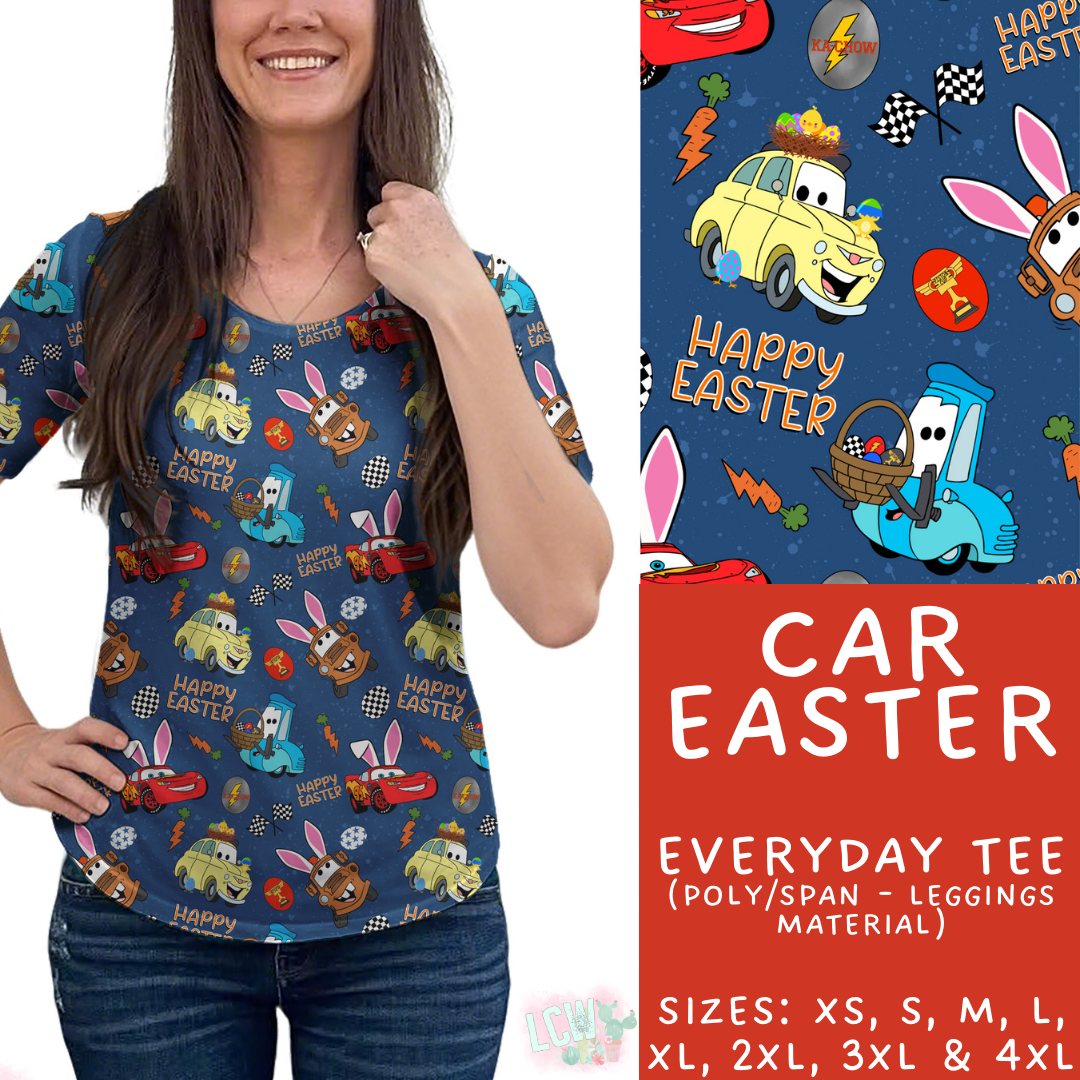 Batch #477 - Magical Character Easter - Closes 1/12 ETA - Early March - Car Easter Everyday Tee