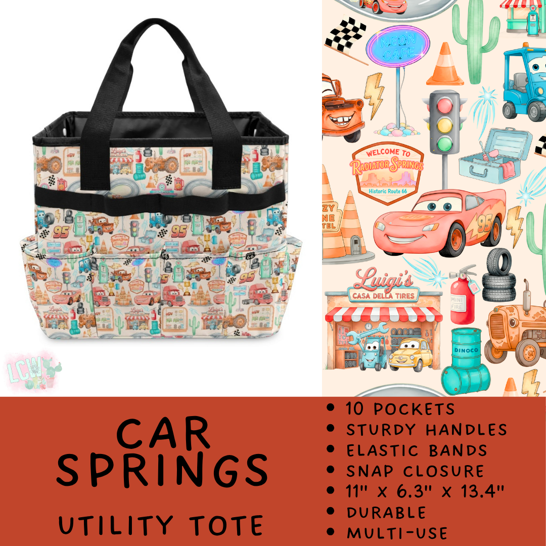 Batch #549 - Utility Tote 2 - Closes 6/29 - ETA late August - Car Springs Utility Tote