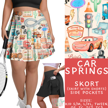 Batch #552 - Magical Faves 22 - Closes 7/6 - ETA early Sept - Car Springs Skort