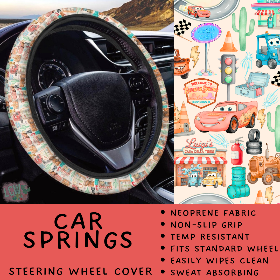 Batch #554 - Car Accessories 3 - Closes 7/10 - ETA early/mid Sept - Car Springs Steering Wheel Cover