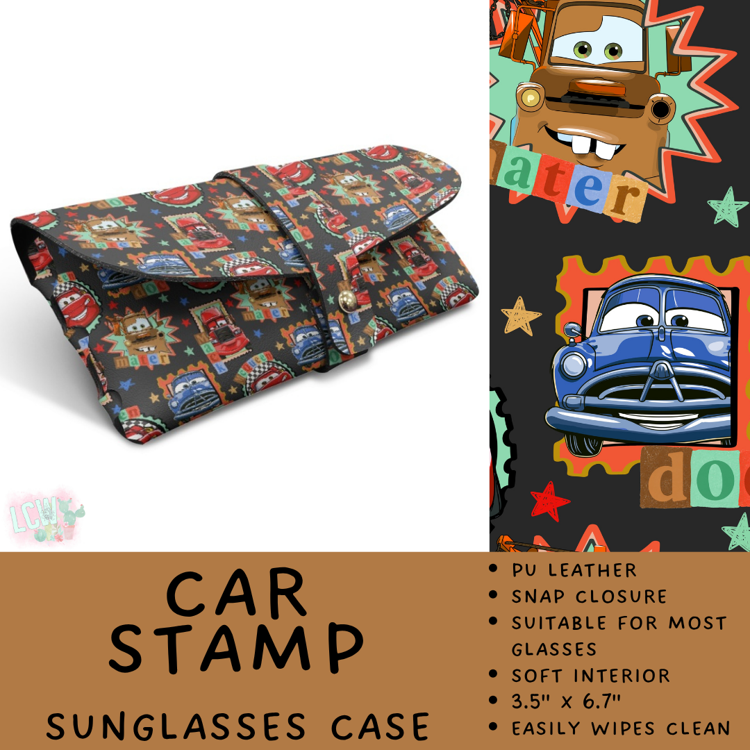 Batch #609 - Travel Collection 2 - Closes 11/6 - ETA early Jan - Car Stamp Sunglasses Case