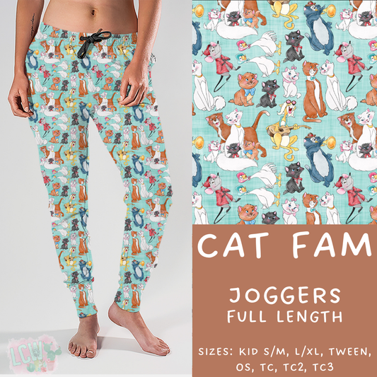 Batch #277 - December Request Run - Closes 1/27 - ETA late March - Cat Fam Joggers