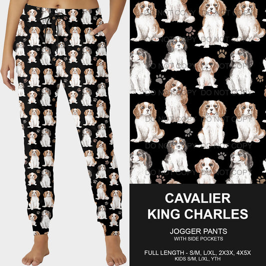 B189 - Preorder Cavalier King Charles Joggers (Closes 10/25. ETA late Dec.)